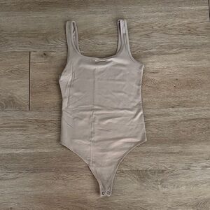 Abercrombie & Fitch Women’s Beige Bodysuit Soft A&F Collection
